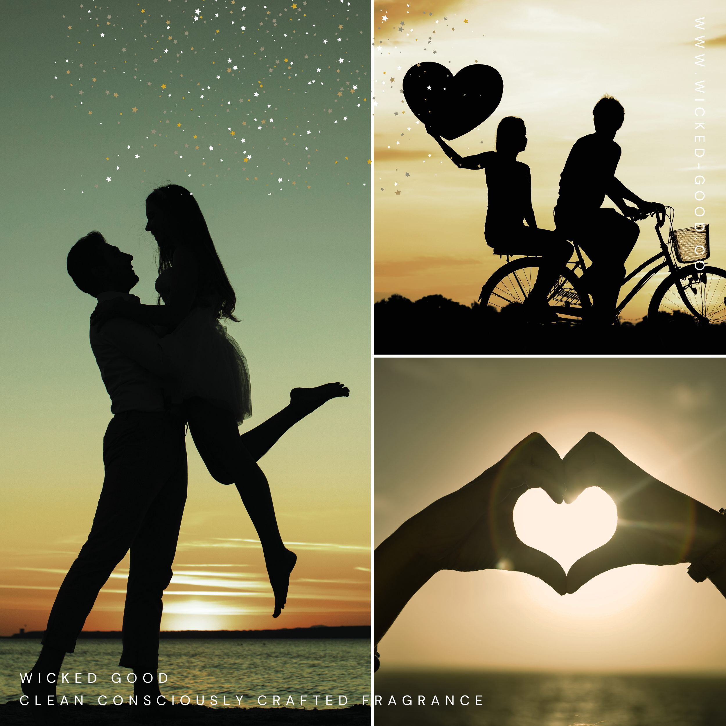 The Four Elements Fragrance Collection: Earth, Water, Air, Fire by Wicked Good