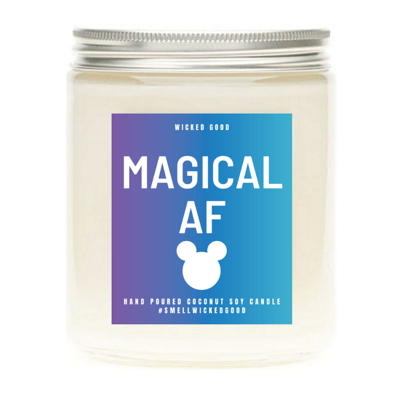 Magical AF Wood Wick Soy Wax Candle