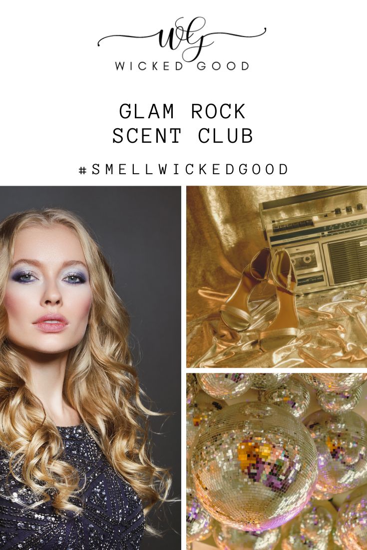 Glam Rock Clean Perfume Subscription Box | August 2022 by Wicked Good Fragrance