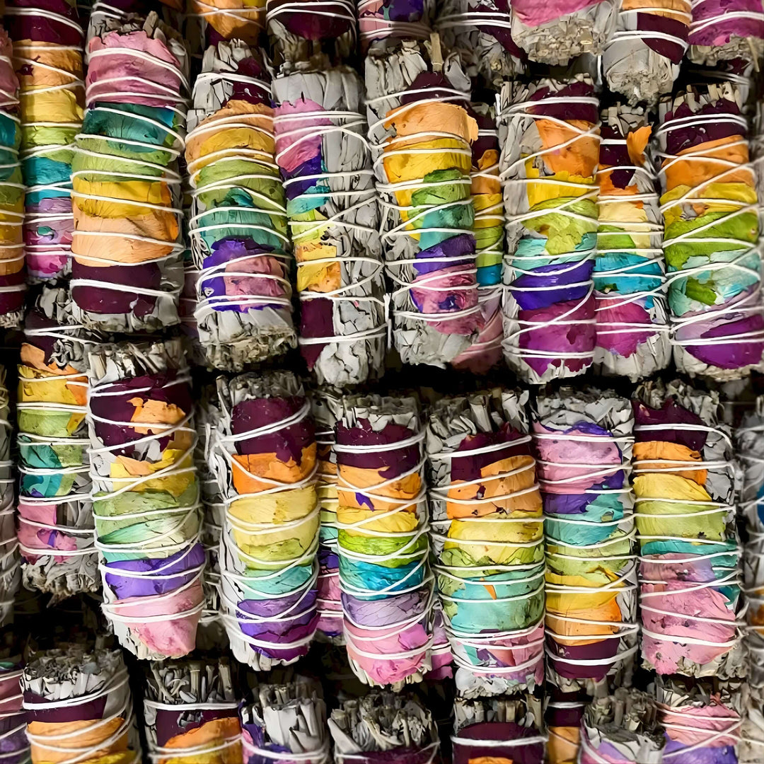 Yogi Gift 7 Chakra Rainbow Smudge Stick | Wicked Good Gift Box