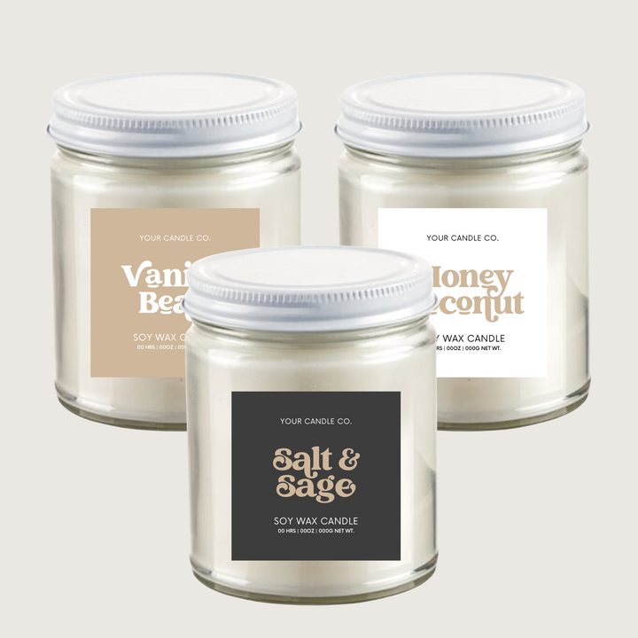 Private Label Soy Candles + Made To Order - Customize + Personalize | Quick Shipping | Wicked Good