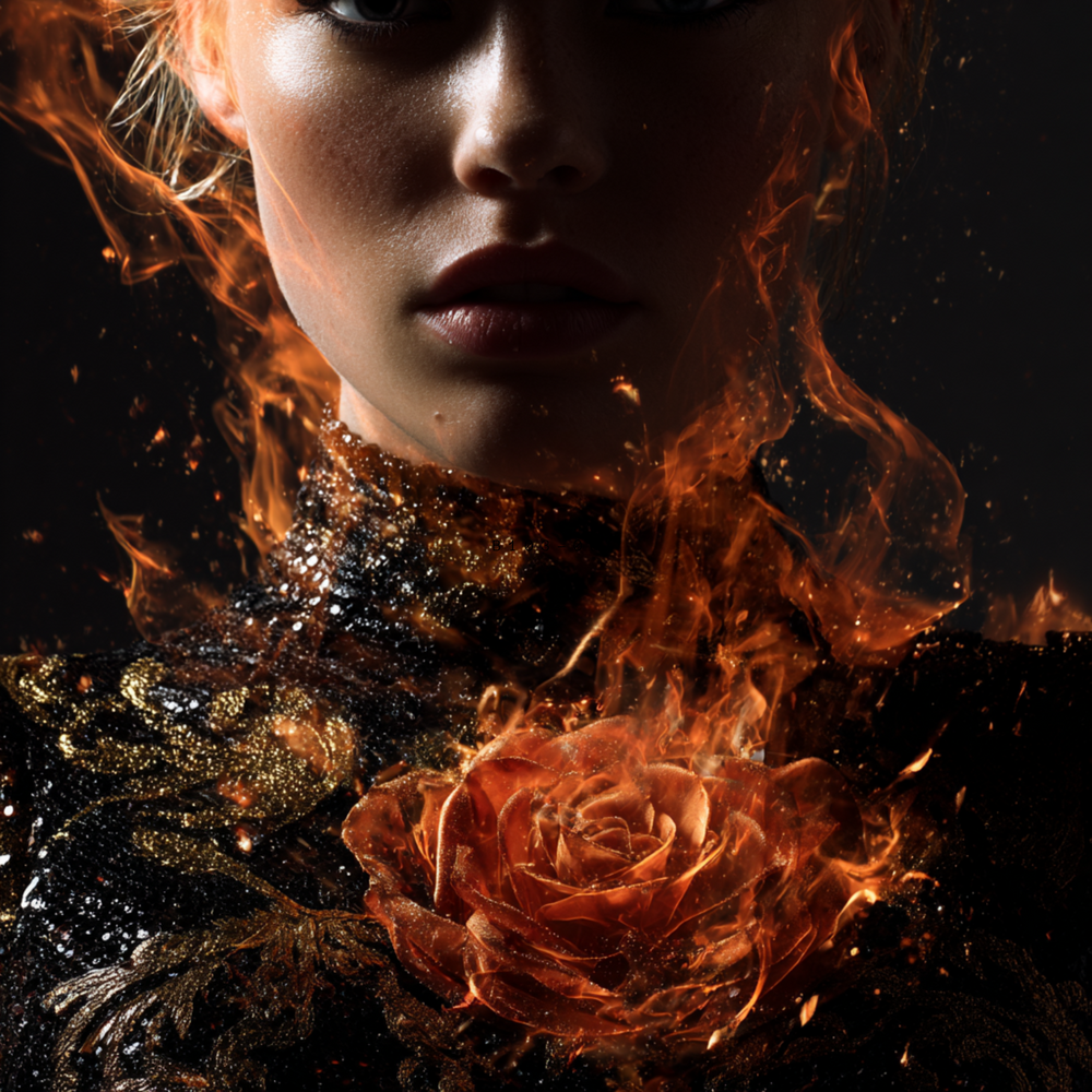 Burning Rose Fragrance, inspired by Good Girl Perfume Carolina Herrera Type | Wicked Good