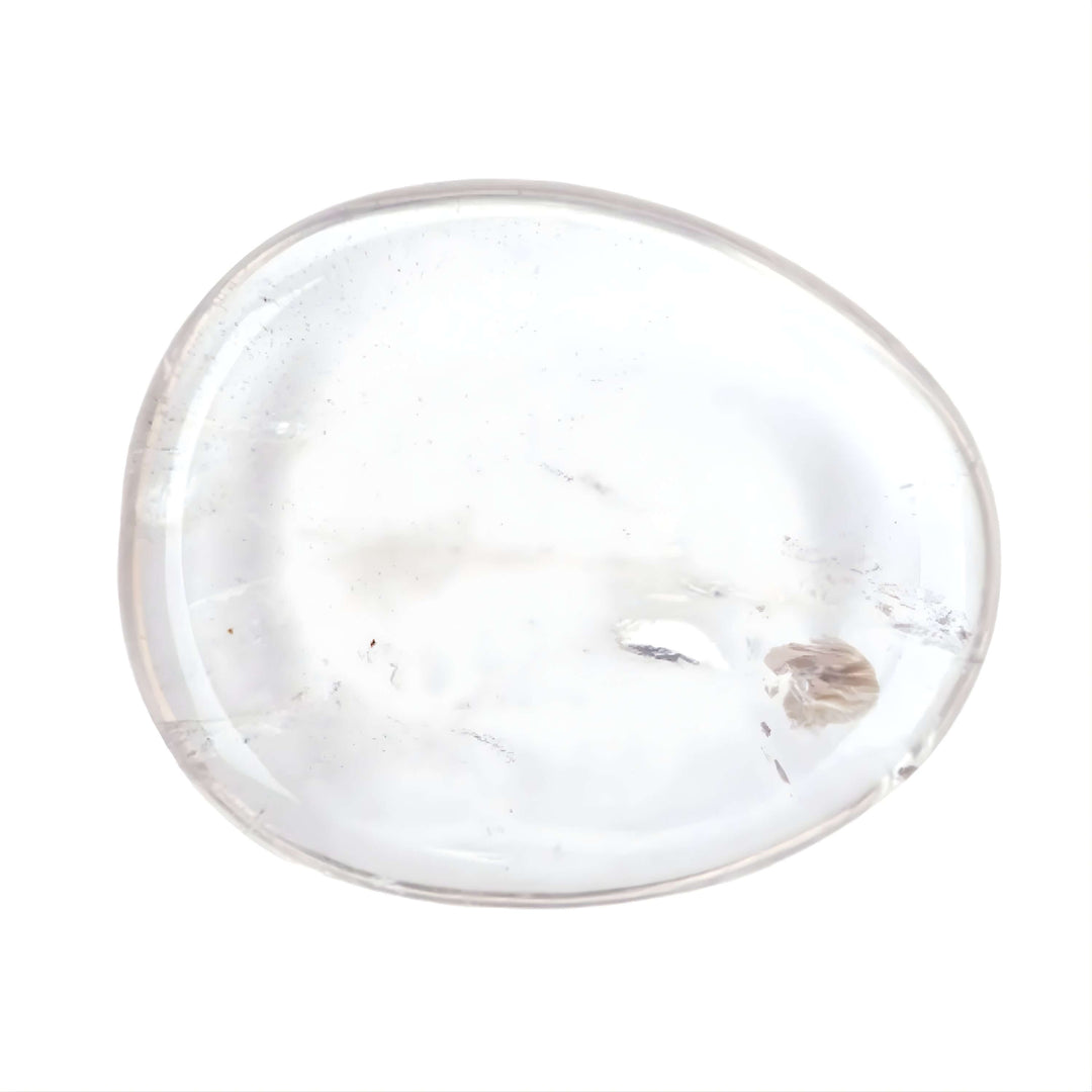 Clear Quartz Worry Stone Meditation | Wicked Good Gift Box