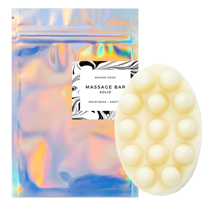 Eco-Friendly Massage Bar | Zero-Waste, Plastic-Free Body Moisturizer - Wicked Good