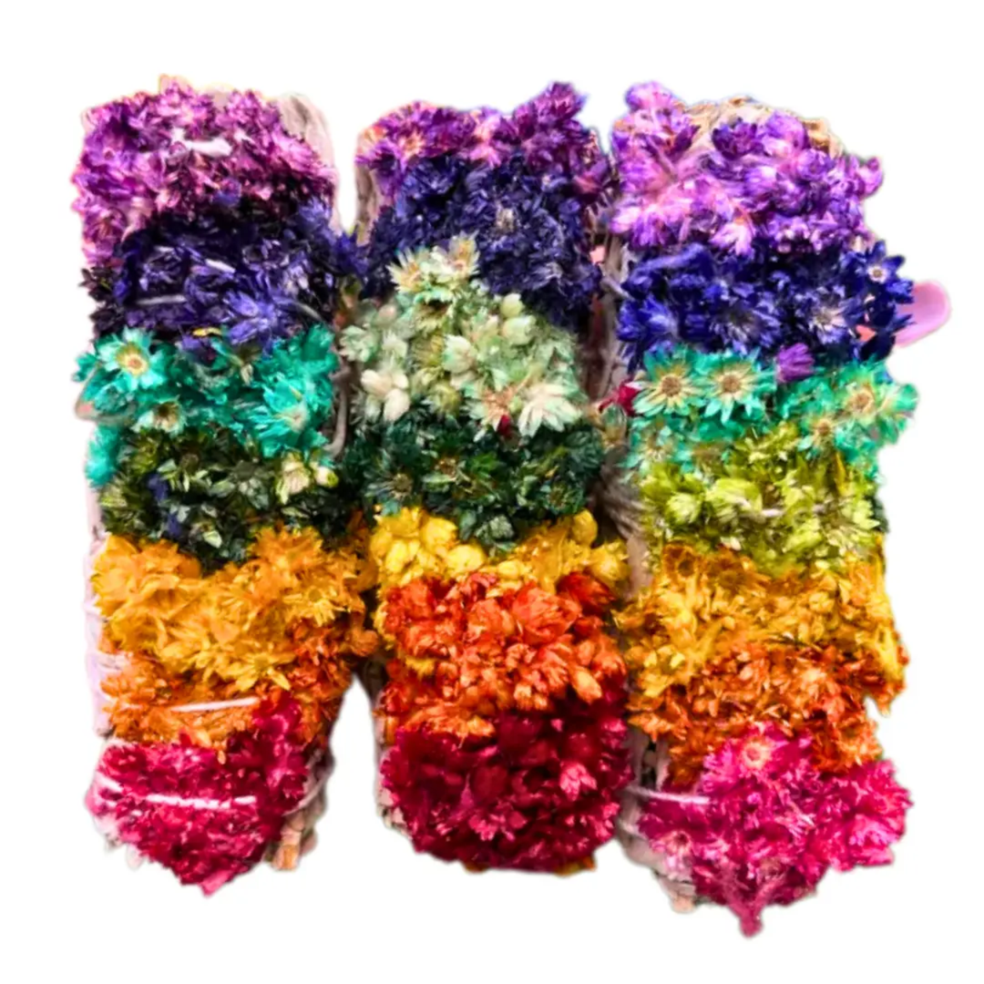 Rainbow Aura Sage Smudge Stick | Uplift Energy & Raise Your Vibration