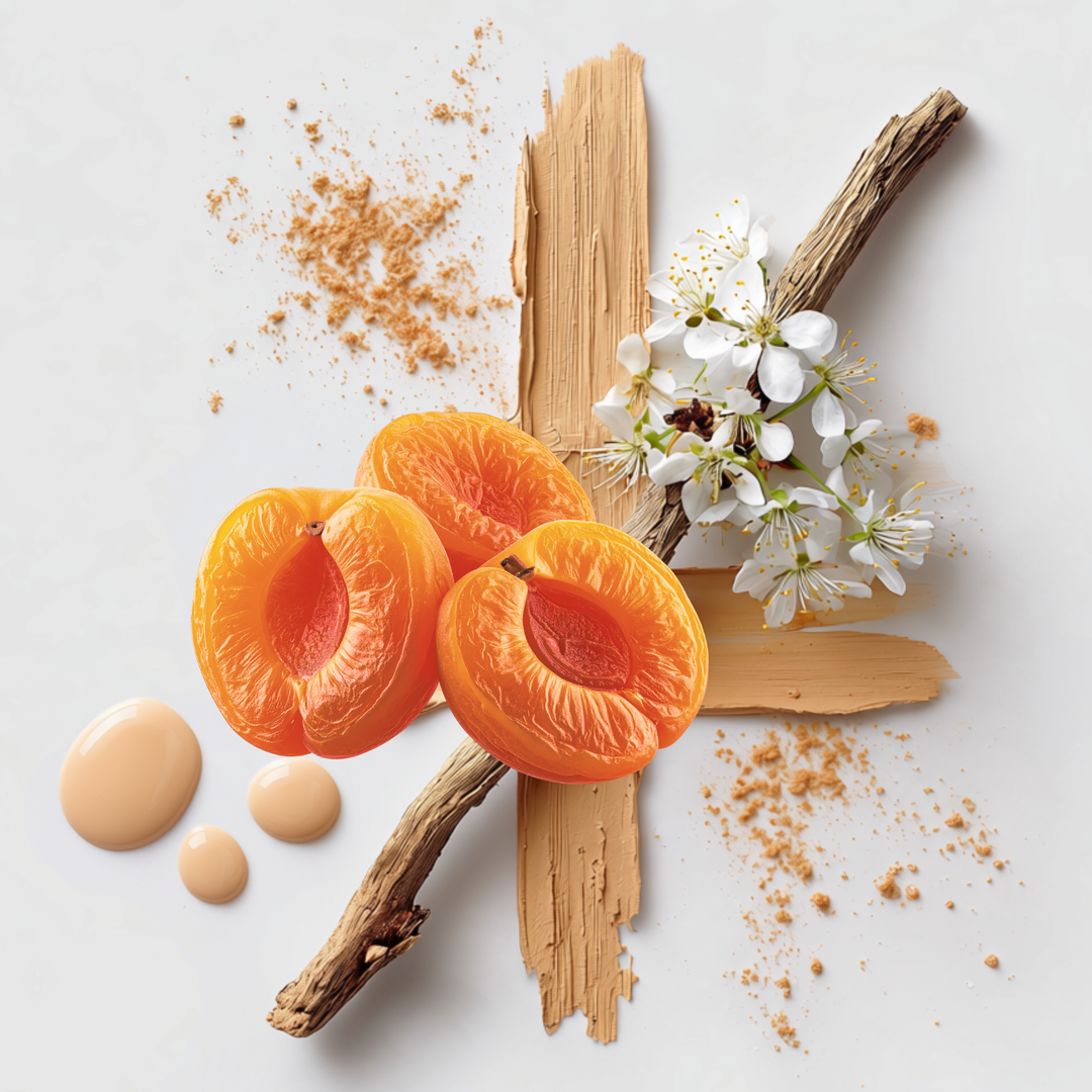 Sandalwood and Spiced Apricot inspired fragrance