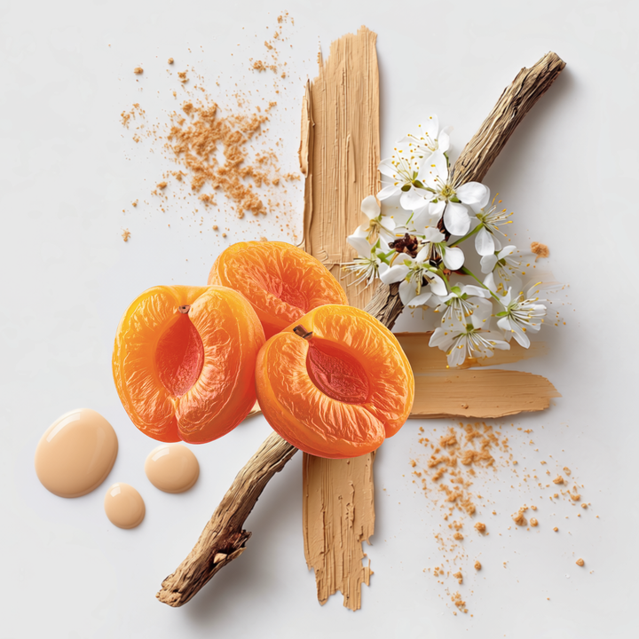 Sandalwood and Spiced Apricot inspired fragrance