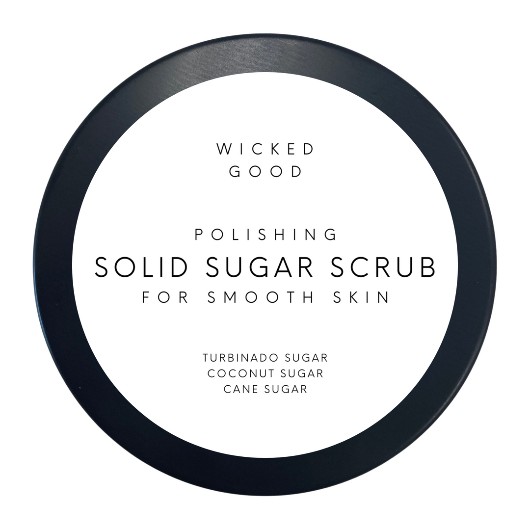 Sugar Scrub Bar  | Zero Waste Travel Tin | Wicked Good