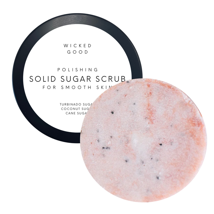 Sugar Scrub Bar  | Zero Waste Travel Tin | Wicked Good
