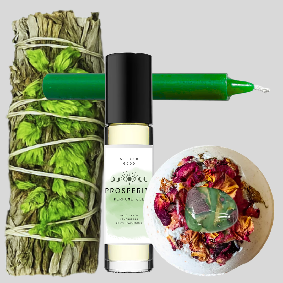 Waxing Moon Ritual Kit: Prosperity + Abundance | Wicked Good