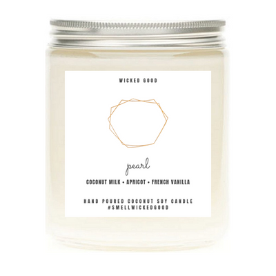 Pearl Birthstone Candle | Wicked Good