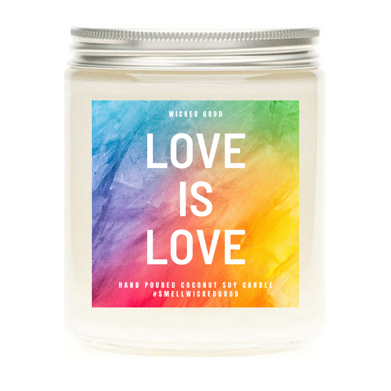 Love Is Love Candle