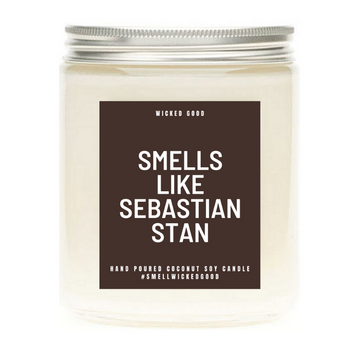 Smells Like Sebastian Stan - Soy Wax Candle - The Avengers Pop Culture Candle - Smells Like Candle | Wicked Good
