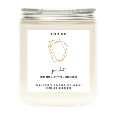 Peridot Birthstone Candle | Wicked Good