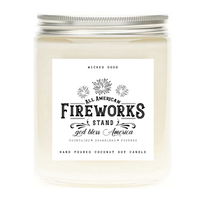 All American Fireworks 7 Best 4th of July Candles That'll Bring You Instant Fireworks - Soy Wax Candles - Pop Culture Candle - Smells Like