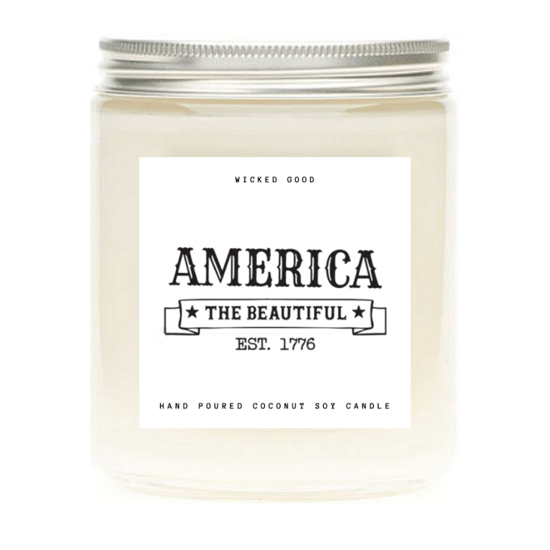 America The Beautiful 7 Best 4th of July Candles That'll Bring You Instant Fireworks - Soy Wax Candles - Pop Culture Candle - Smells Like