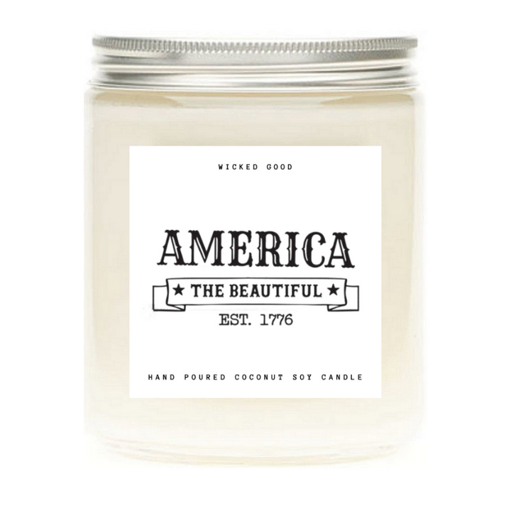 America The Beautiful 7 Best 4th of July Candles That'll Bring You Instant Fireworks - Soy Wax Candles - Pop Culture Candle - Smells Like