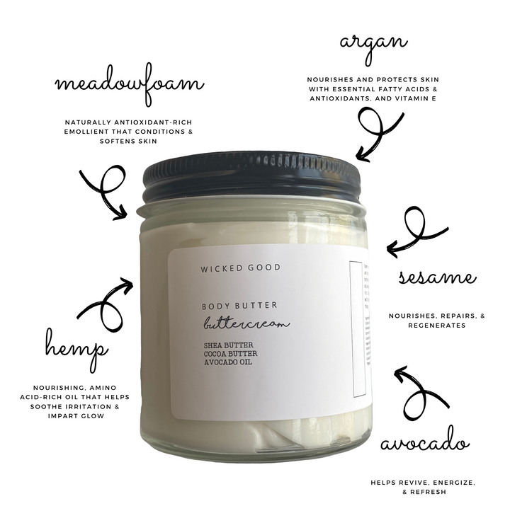 Body Butter | Super-hydrating body butter made with ingredients your skin loves! 