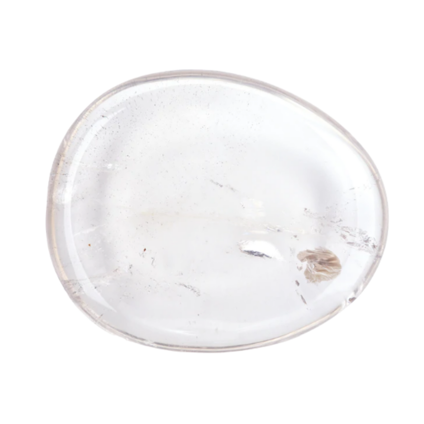 Clear Quartz Worry Stone Meditation | Wicked Good Gift Box