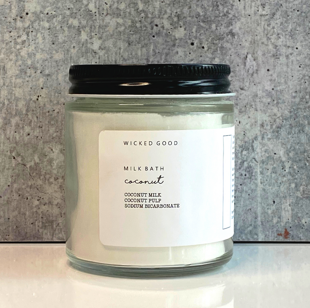 Coconut Milk Bath Soak | Revitalize, Soothe + Replenish Dry Skin | Vegan + Cruelty Free