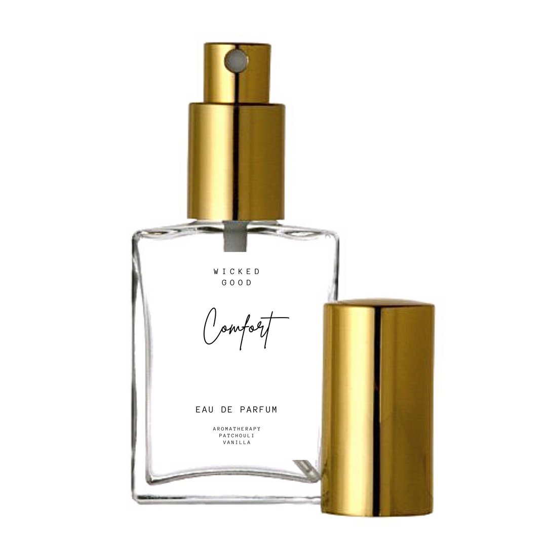 Comfort Fragrance | Aromatherapy Vanilla + Patchouli | Get A Sample #SmellWickedGood