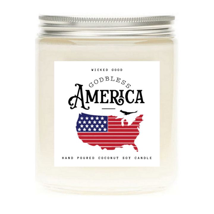God Bless America 7 Best 4th of July Candles That'll Bring You Instant Fireworks - Soy Wax Candles - Pop Culture Candle - Smells Like