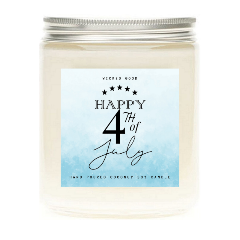 Happy 4th of July 7 Best 4th of July Candles That'll Bring You Instant Fireworks - Soy Wax Candles - Pop Culture Candle - Smells Like