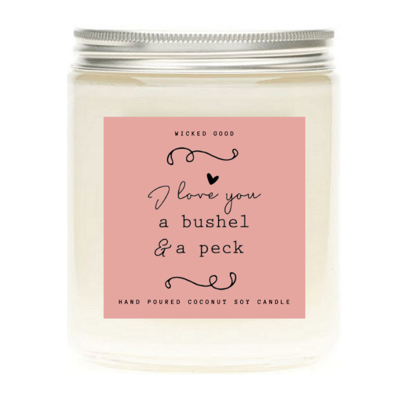 I Love You A Bushel & A Peck 14 Best Valentine's Day Candles For Your Sweetheart | Wicked Good