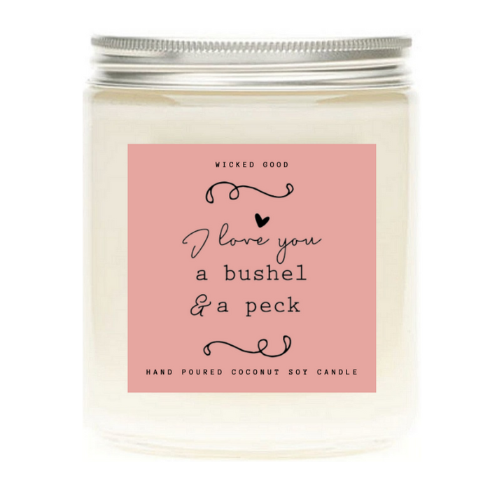 I Love You A Bushel & A Peck 14 Best Valentine's Day Candles For Your Sweetheart | Wicked Good