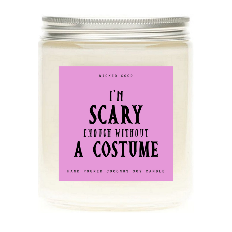 I'm Scary Enough Without A Costume 17 Best Halloween Candles That'll Bring You Instant Fall Vibes | Wicked Good Co.