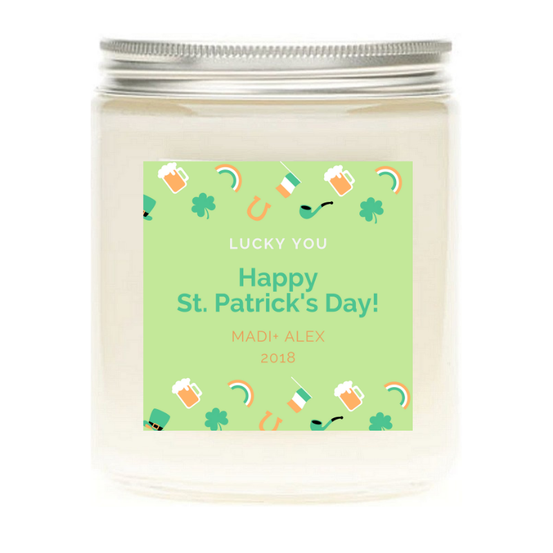 7 Best Personalized Candles to Celebrate St. Patrick's Day! | Wicked Good