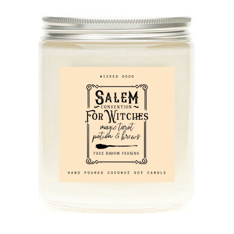 Salem Convention For Witches 13 Vintage Halloween Candles With Irresistible Fall Scents | Wicked Good Co.