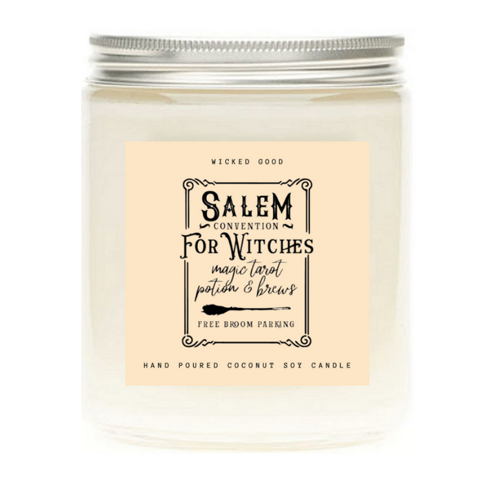 Salem Convention For Witches 13 Vintage Halloween Candles With Irresistible Fall Scents | Wicked Good Co.