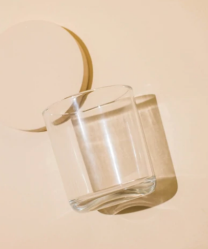 Translucent Clear Candle Jar Vessel | Wicked Good Candles