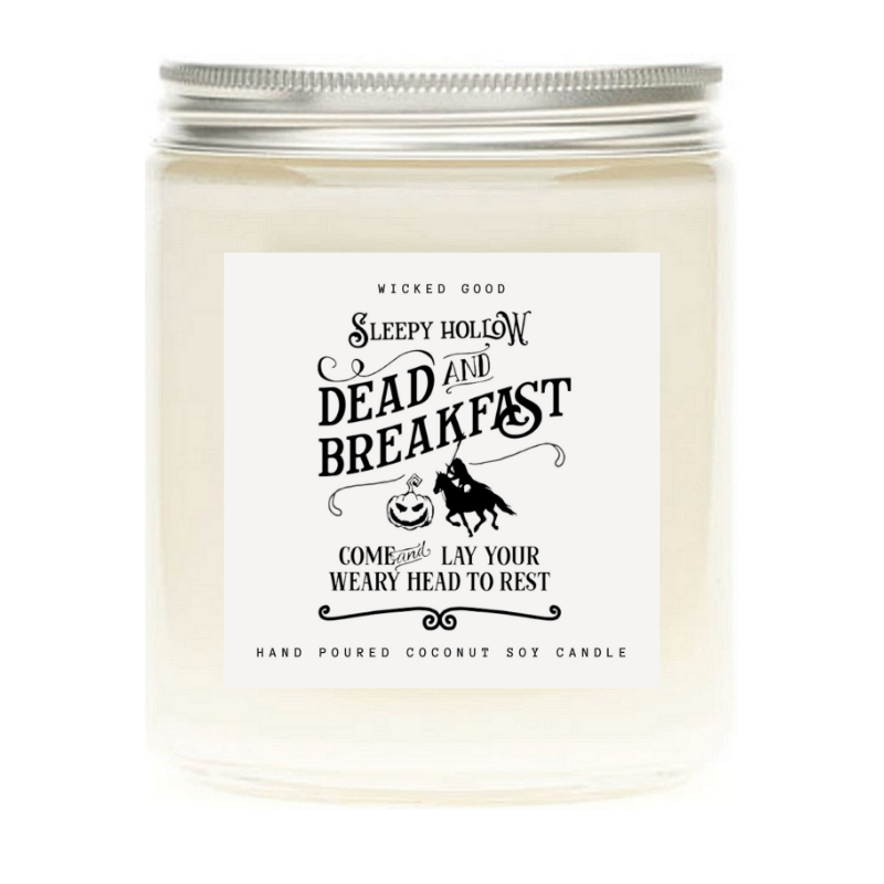 Sleepy Hollow Dead and Breakfast 13 Vintage Halloween Candles With Irresistible Fall Scents | Wicked Good Co.