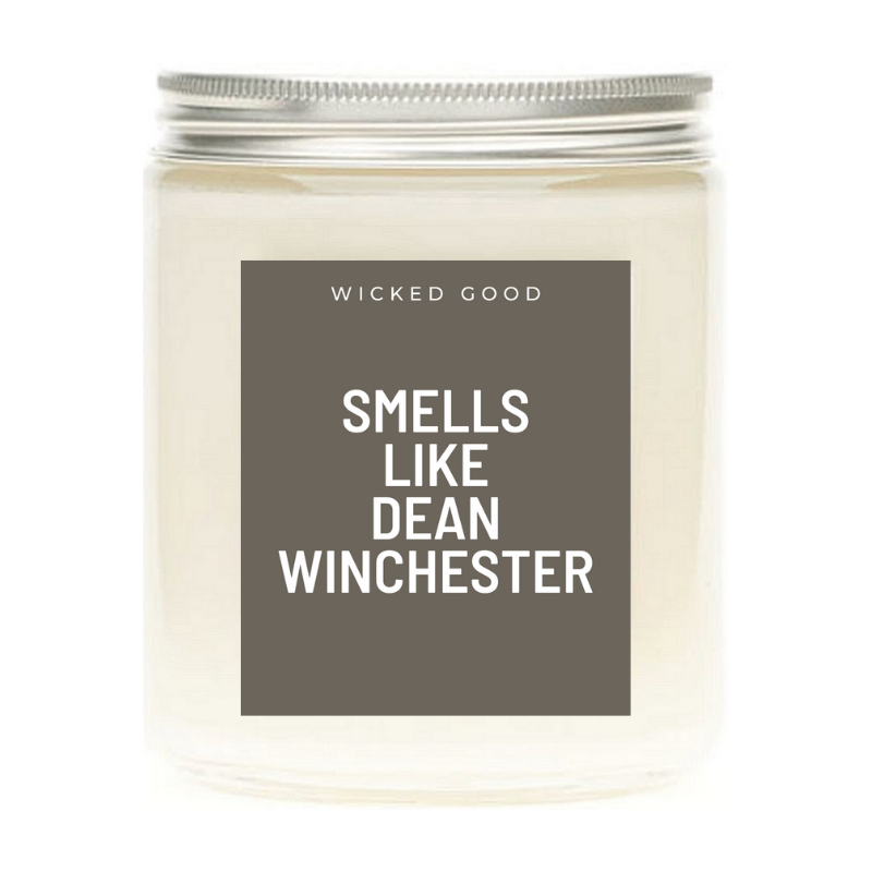 Smells Like Dean Winchester Supernatural Soy Wax Candle Pop Culture