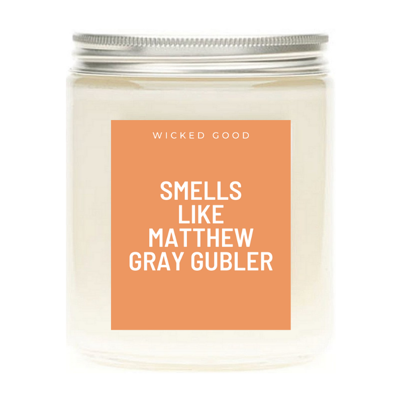 Smells Like Matthew Gray Gubler - Criminal Minds Soy Wax Candle - Pop Culture Candle - Smells Like Candle  Wicked Good