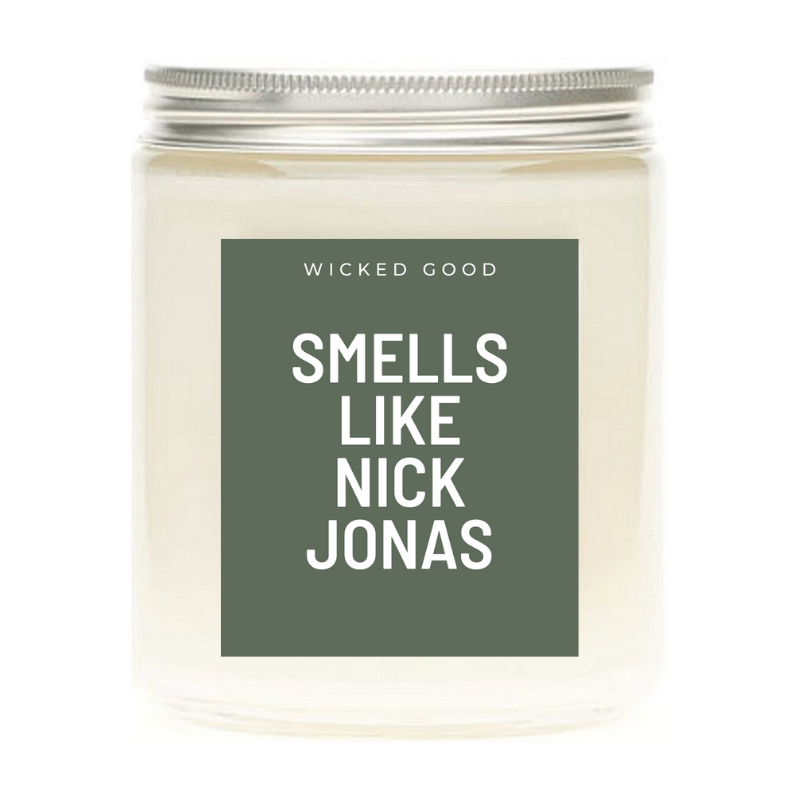 Smells Like Nick Jonas - Soy Wax Candle - Pop Culture Candle - Smells Like Candle  Wicked Good