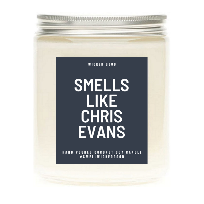 Smells Like Chris Evans - Soy Wax Candle - The Avengers Pop Culture Candle - Smells Like Candle | Wicked Good