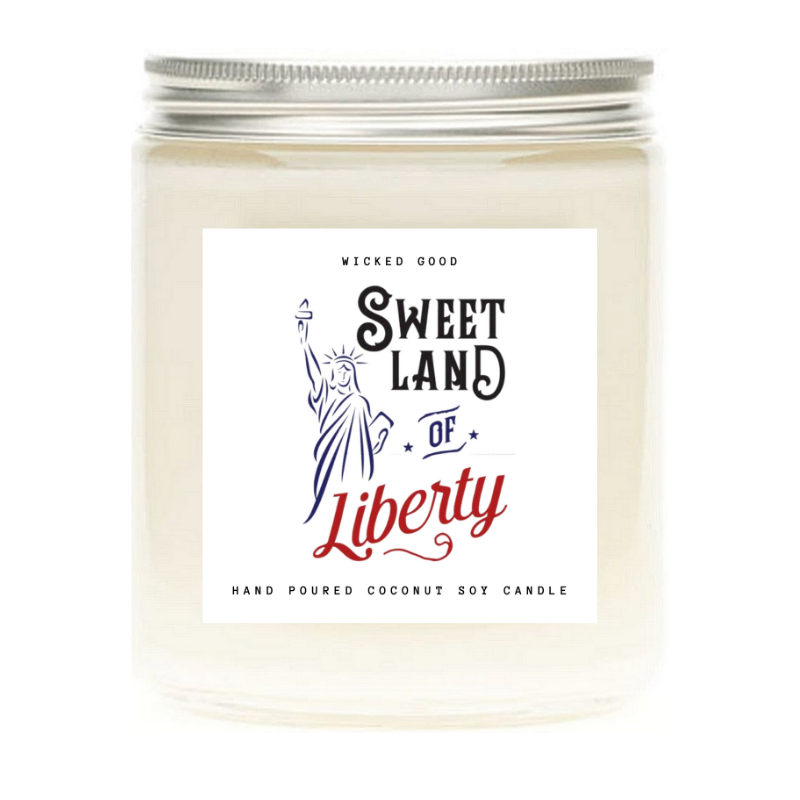 Sweet Land of Liberty 7 Best 4th of July Candles That'll Bring You Instant Fireworks - Soy Wax Candles - Pop Culture Candle - Smells Like