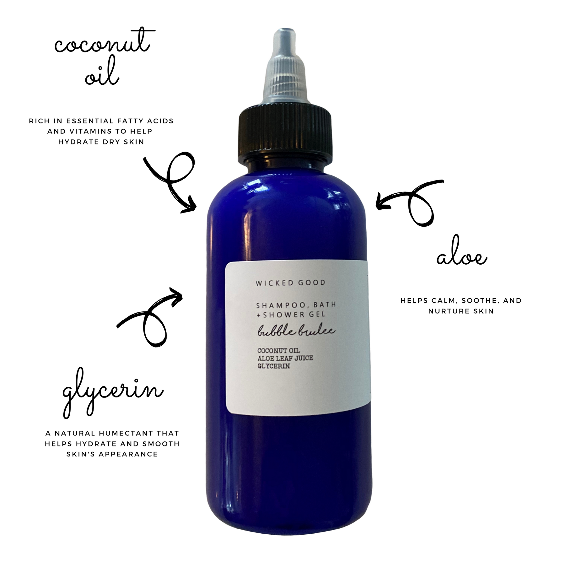 Bubble Brûlée Foaming Bubble Bath, Shower Gel, Shampoo Made To