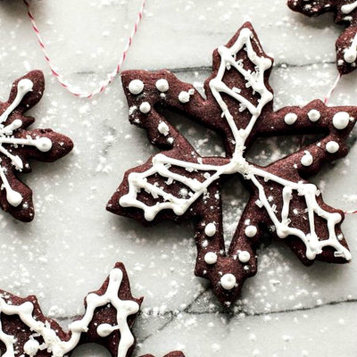 Chocolate Covered Snowflakes