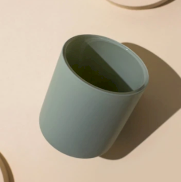 Matte Sage Candle Jar Vessel | Wicked Good Candles
