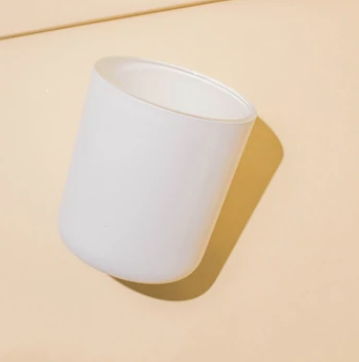 Matte White Candle Jar Vessel | Wicked Good Candles