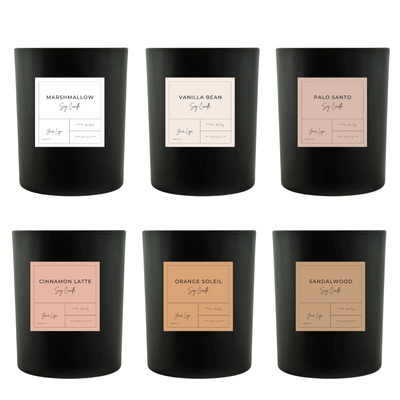 Matte Black Custom Candle | Wicked Good