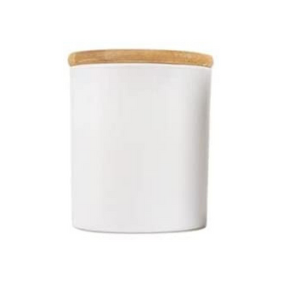 Custom Candle | 10oz Matte White